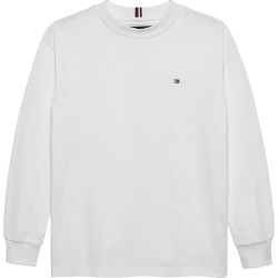 тениска,детски,тениски,tommy,hilfiger,essential,long,sleeve,t,shirt,white,(white)