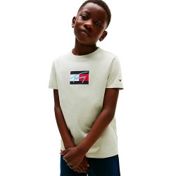 тениска,детски,тениски,tommy,hilfiger,script,flag,print,short,sleeve,t,shirt,green,(misty,sage)