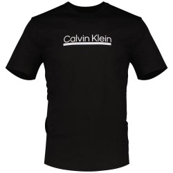 тениска,мъжки,тениски,calvin,klein,graphic,outline,short,sleeve,t,shirt,black