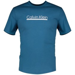 тениска,мъжки,тениски,calvin,klein,graphic,outline,short,sleeve,t,shirt,blue