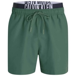 бански,гащета,мъжки,бански,костюми,calvin,klein,inense,power,medium,double,swimming,shorts,green