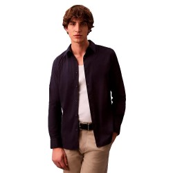 риза,с,дълъг,ръкав,мъжки,ризи,calvin,klein,solid,stretch,slim,fit,long,sleeve,shirt,dark,sapphire,(blue,black)