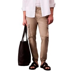 дънки,мъжки,панталони,calvin,klein,jeans,elstc,skiny,fit,cargo,pants,beige
