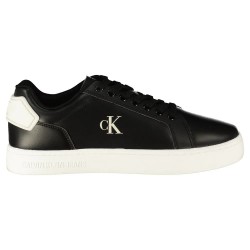 маратонки,мъжки,маратонки,calvin,klein,jeans,rome,classic,leather,trainers,black,bright,white,(black)