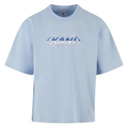 тениска,мъжки,тениски,karl,kani,chrome,logo,crop,short,sleeve,t,shirt,blue,(blue)