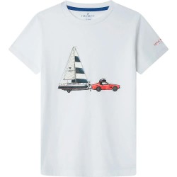 тениска,детски,тениски,hackett,car,short,sleeve,t,shirt,white,(optic,white)