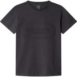тениска,детски,тениски,hackett,club,emboss,short,sleeve,t,shirt,black