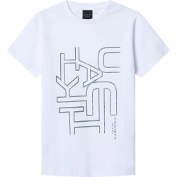 тениска,детски,тениски,hackett,laser,graphic,short,sleeve,t,shirt,white