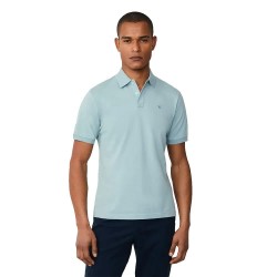 мъжки,блузи,с,яка,hackett,logo,slim,fit,short,sleeve,polo,lagoon,blue,(blue)