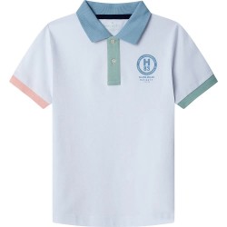детски,блузи,с,яка,hackett,multi,trim,short,sleeve,polo,optic,white,(white)