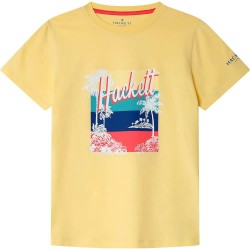 тениска,детски,тениски,hackett,palm,stripe,short,sleeve,t,shirt,yellow,(soft,yellow)