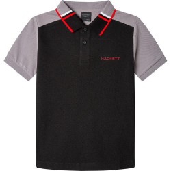детски,блузи,с,яка,hackett,resort,colour,block,short,sleeve,polo,black