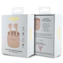 слушалки,слушалки,guess,gutwst26psp,wireless,earphones,pink
