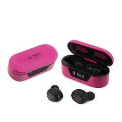 слушалки,слушалки,guess,gutwst31em,wireless,earphones,magenta,(pink)