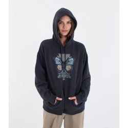 суичър,дамски,блузи,hurley,no,fly,hoodie,black,(black)