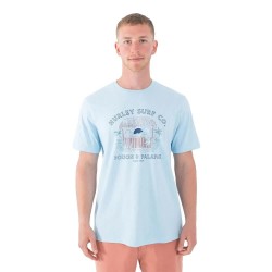 тениска,мъжки,тениски,hurley,poison,and,palapas,slub,short,sleeve,t,shirt,blue,(blue,dream)