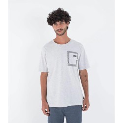 тениска,мъжки,тениски,hurley,physco,pocket,short,sleeve,t,shirt,white,heather,(white)
