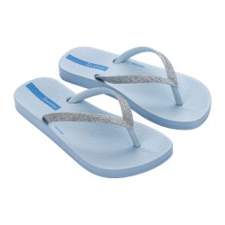 джапанки,детски,сандали,и,чехли,ipanema,anatomic,lolita,flip,flops,blue,(light,blue,glitter)
