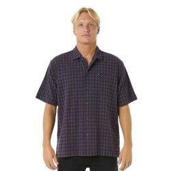 карирана,риза,мъжки,ризи,rip,curl,classic,surf,check,short,sleeve,shirt,grey