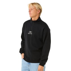 блуза,мъжки,пуловери,rip,curl,pill,icon,half,zip,sweatshirt,black