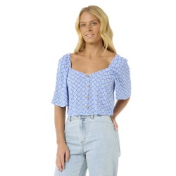 дамски,блузи,дамски,ризи,rip,curl,san,carlos,short,sleeve,blouse,blue