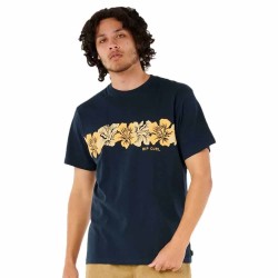 тениска,мъжки,тениски,rip,curl,aots,cody,welsh,hibiscus,short,sleeve,t,shirt,blue,(dark,navy)