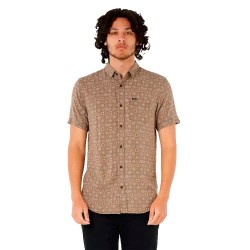 риза,с,къс,ръкав,мъжки,ризи,rip,curl,fun,times,short,sleeve,shirt,brown,(rock)