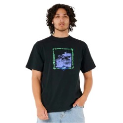 Тениска Rip curl Raw Energy Curren short sleeve T-shirt - Black (Black) тениска,мъжки,тениски,дамски,тениски,rip,curl,raw,energy,curren,short,sleeve,t,shirt,black,(black)