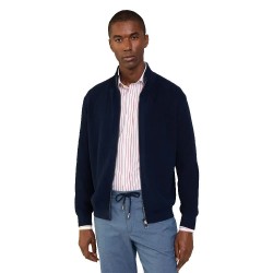 блуза,мъжки,пуловери,façonnable,dbl,slid,full,zip,sweater,marine,blue,(blue)
