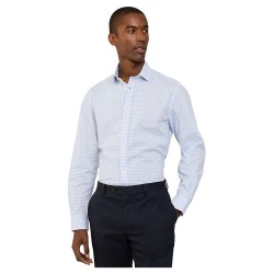 карирана,риза,мъжки,ризи,façonnable,shep,check,long,sleeve,shirt,blue