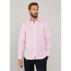 риза,с,дълъг,ръкав,мъжки,ризи,façonnable,yd,plain,long,sleeve,shirt,light,wine,purple,(pink)