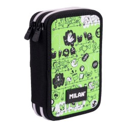 канцеларски,принадлежности,milan,filled,double,decker,pencil,case,tandem,2,special,series,green,(multicolor)