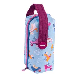 канцеларски,принадлежности,milan,kit,4,filled,pencil,cases,roller,2,special,series,blue
