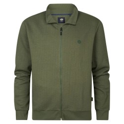 блуза,мъжки,пуловери,petrol,industries,m,1050,swc3330,plus,size,full,zip,sweatshirt,dusty,army,(green)