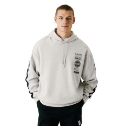 Суичър Red bull racing Logo Stack hoodie - Grey (Marl Grey) суичър,мъжки,пуловери,red,bull,racing,logo,stack,hoodie,grey,(marl,grey)