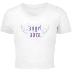 тениска,мъжки,тениски,miss,tee,angel,aura,short,sleeve,t,shirt,white,(white)