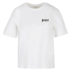 детска,тениска,мъжки,тениски,miss,tee,girls,peace,hand,short,sleeve,t,shirt,white,(white)