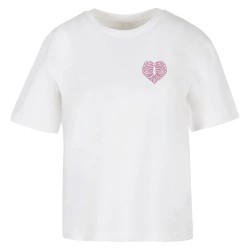 тениска,мъжки,тениски,miss,tee,heart,cage,rose,short,sleeve,t,shirt,white,(white)