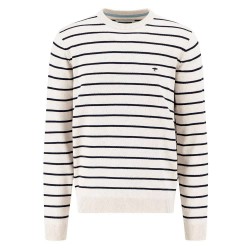 блуза,мъжки,пуловери,fynch,hatton,1412312,striped,sweater,new,offwhite,(white)
