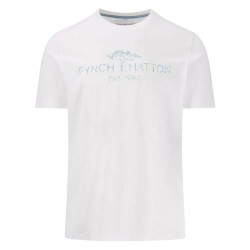 тениска,мъжки,тениски,fynch,hatton,15031310,artwork,short,sleeve,t,shirt,white,(white)