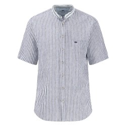 Риза с дълъг ръкав Fynch hatton 15046148 Classic Linen Stripes long sleeve shirt - Grey (Navy) риза,с,дълъг,ръкав,мъжки,ризи,fynch,hatton,15046148,classic,linen,stripes,long,sleeve,shirt,grey,(navy)