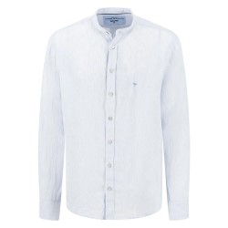 риза,с,дълъг,ръкав,мъжки,ризи,fynch,hatton,15046168,linen,fine,stripe,long,sleeve,shirt,white,blue,(summer,breeze)