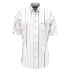 риза,с,къс,ръкав,мъжки,ризи,fynch,hatton,15048491,summer,oxford,stripes,short,sleeve,shirt,vivid,yellow,(white)