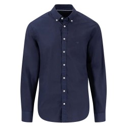 риза,с,дълъг,ръкав,мъжки,ризи,fynch,hatton,15137010,garment,dyed,poplin,long,sleeve,shirt,blue
