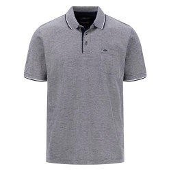 мъжки,блузи,с,яка,fynch,hatton,2,tone,mercerized,short,sleeve,polo,navy,(grey)