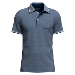 Fynch hatton 2-Tone Mercerized short sleeve polo - Blue (Midnight) мъжки,блузи,с,яка,fynch,hatton,2,tone,mercerized,short,sleeve,polo,blue,(midnight)