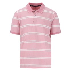 блуза,с,яка,мъжки,блузи,с,яка,fynch,hatton,2,tone,stripe,short,sleeve,polo,pink,(peony)