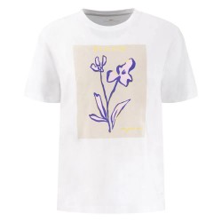 риза,с,къс,ръкав,дамски,блузи,дамски,ризи,fynch,hatton,25046203,chestprint,flower,short,sleeve,shirt,white