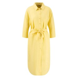 рокля,дамски,поли,и,рокли,fynch,hatton,3,4,sleeve,linen,mix,3,4,sleeve,dress,yellow