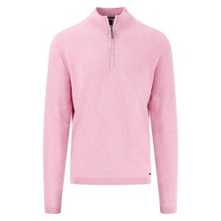 блуза,мъжки,пуловери,fynch,hatton,air,cotton,half,zip,sweater,pink,(peony)